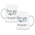 Trend Setters Friends How You Doin Ceramic Mug, White TR127252